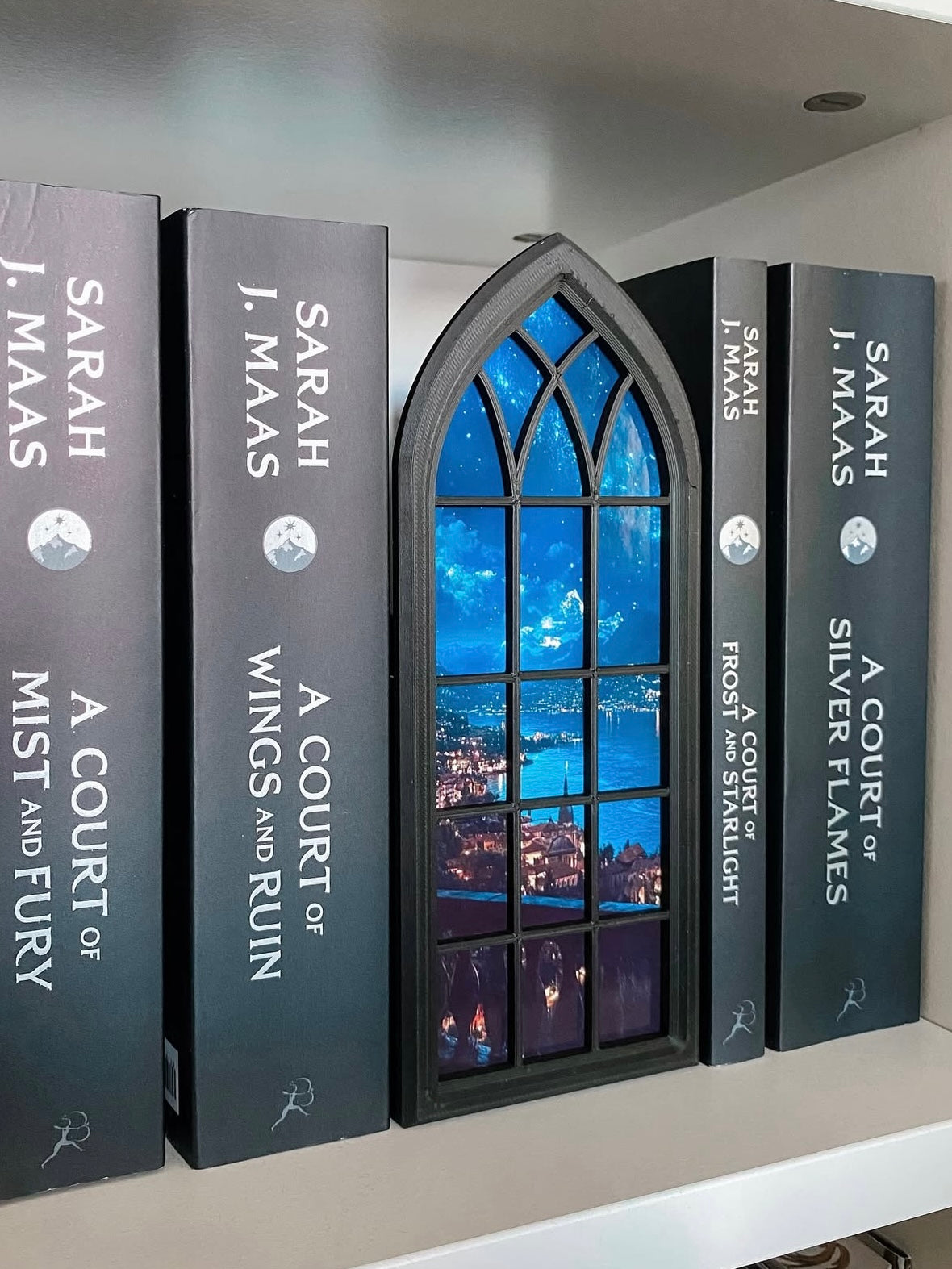 Regalfenster-Motiv “Sterne”