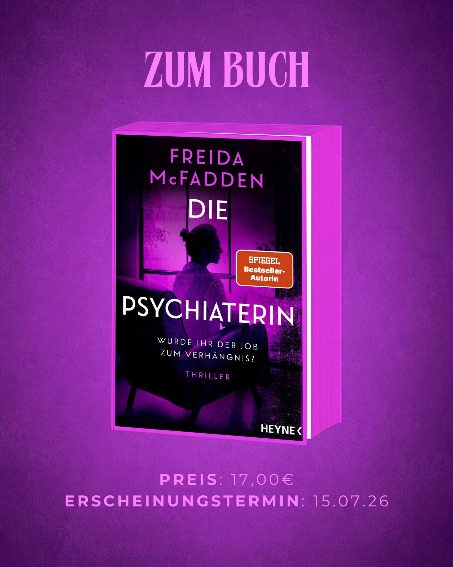Juli Buchbox „Die Psychiaterin“ von Freida McFadden