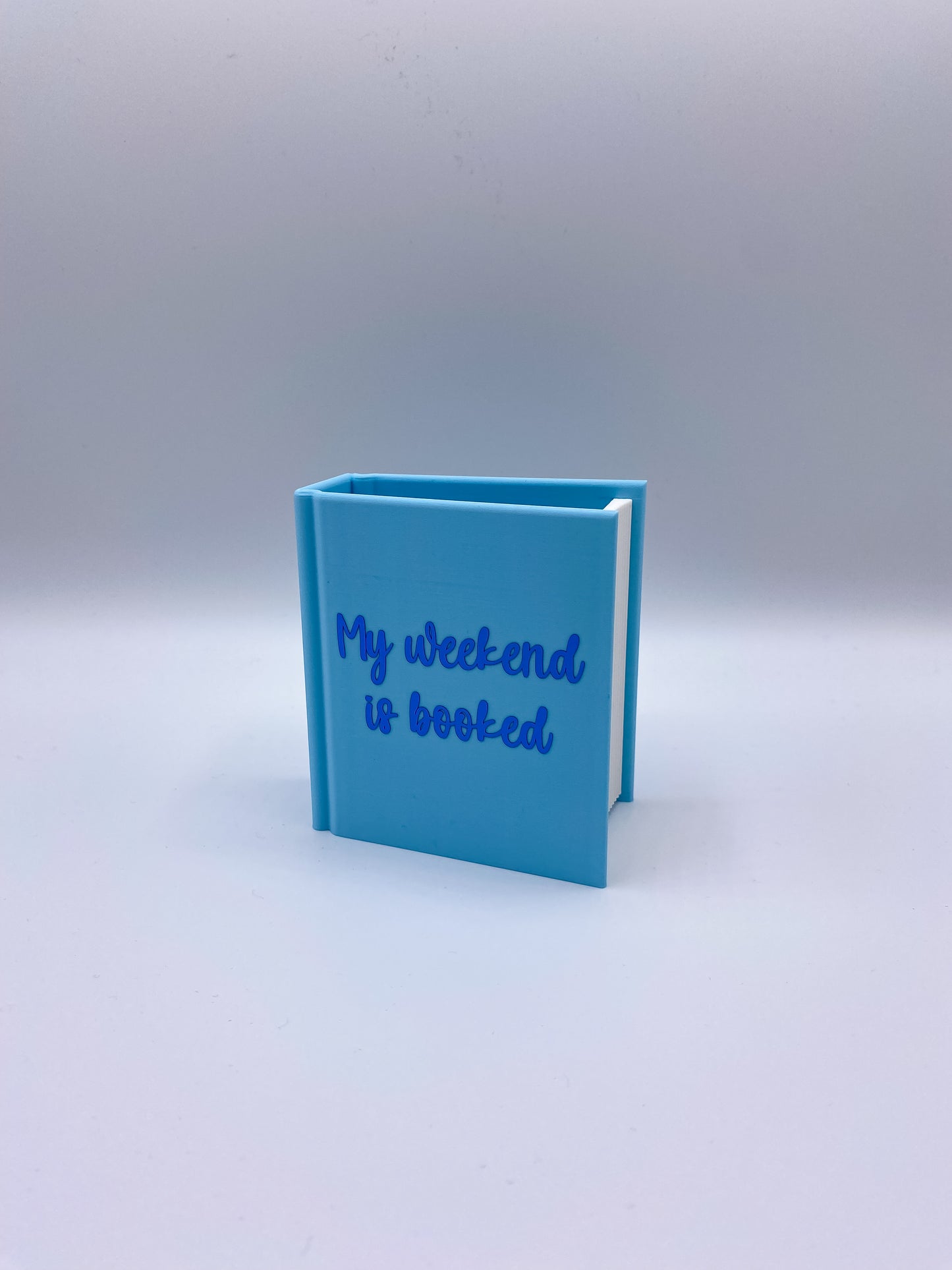 „My Weekend Is Booked“ Lesezeichenhalter