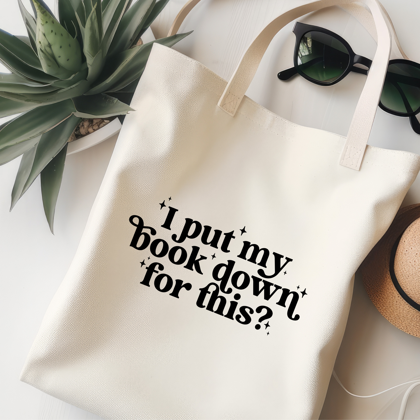 I Put My Book Down For This Jutebeutel