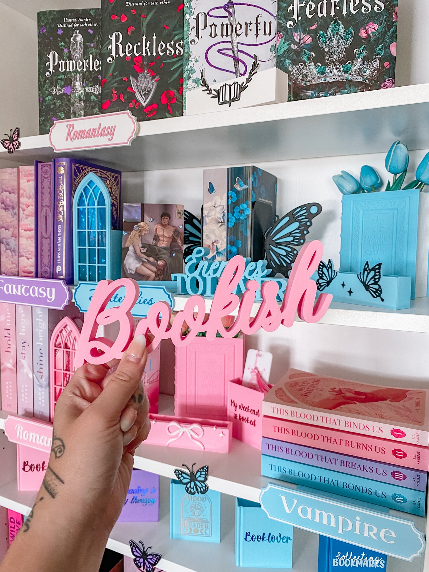 BOOKISH Schriftaufsteller BW