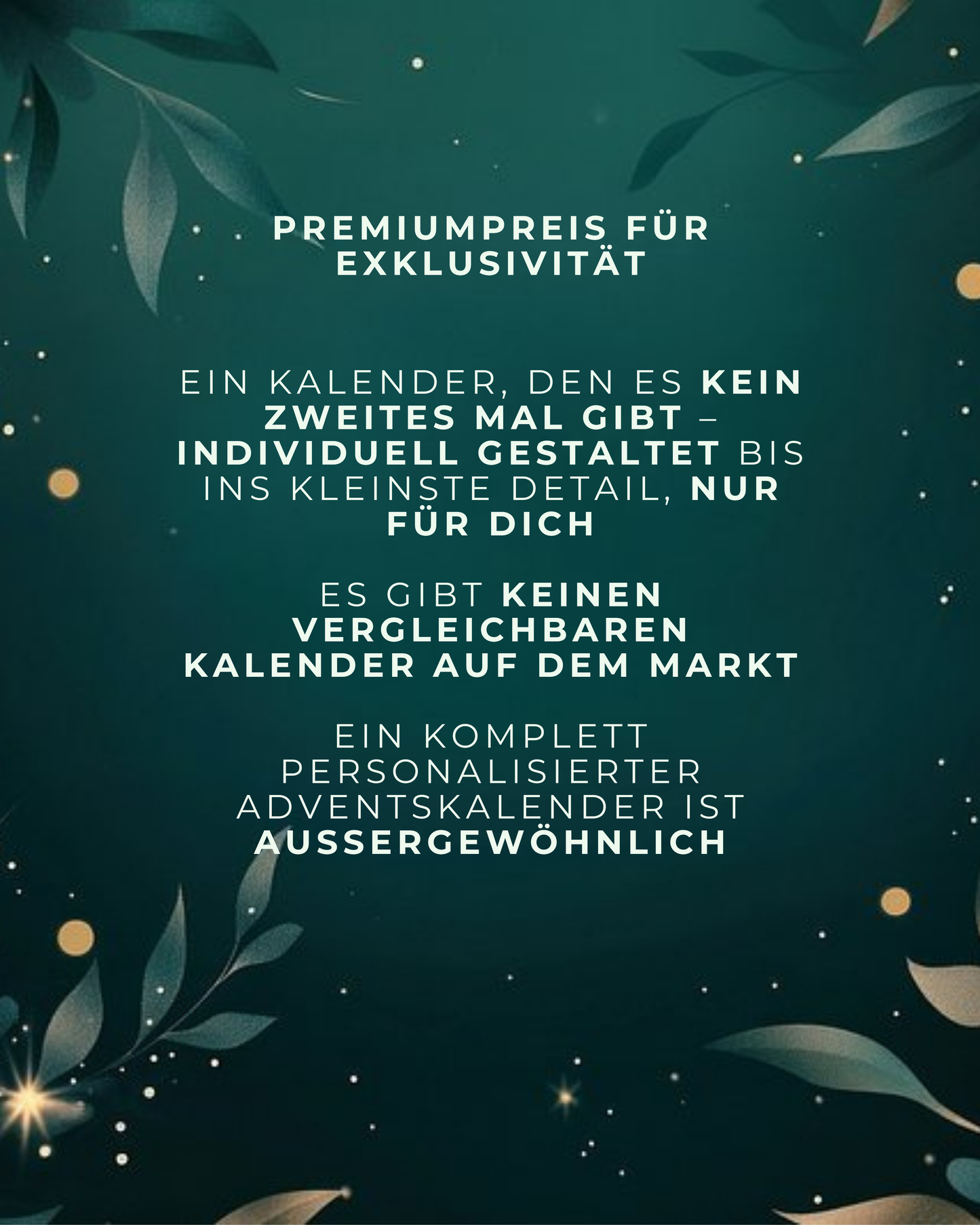 VORBESTELLUNG Deluxe Adventskalender 2025 - Anzahlung