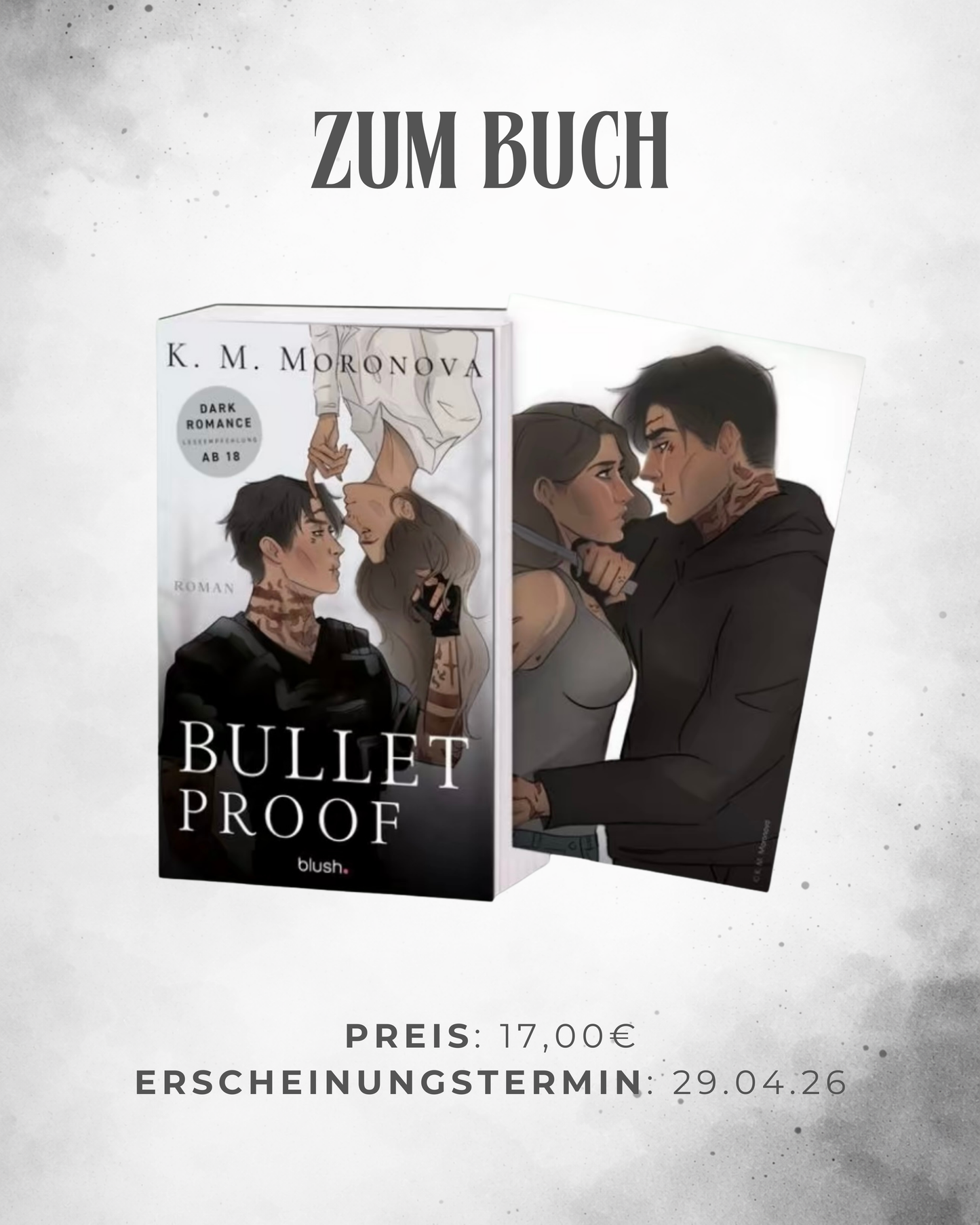 April Buchbox „Bulletproof“ von K.M. Moronova