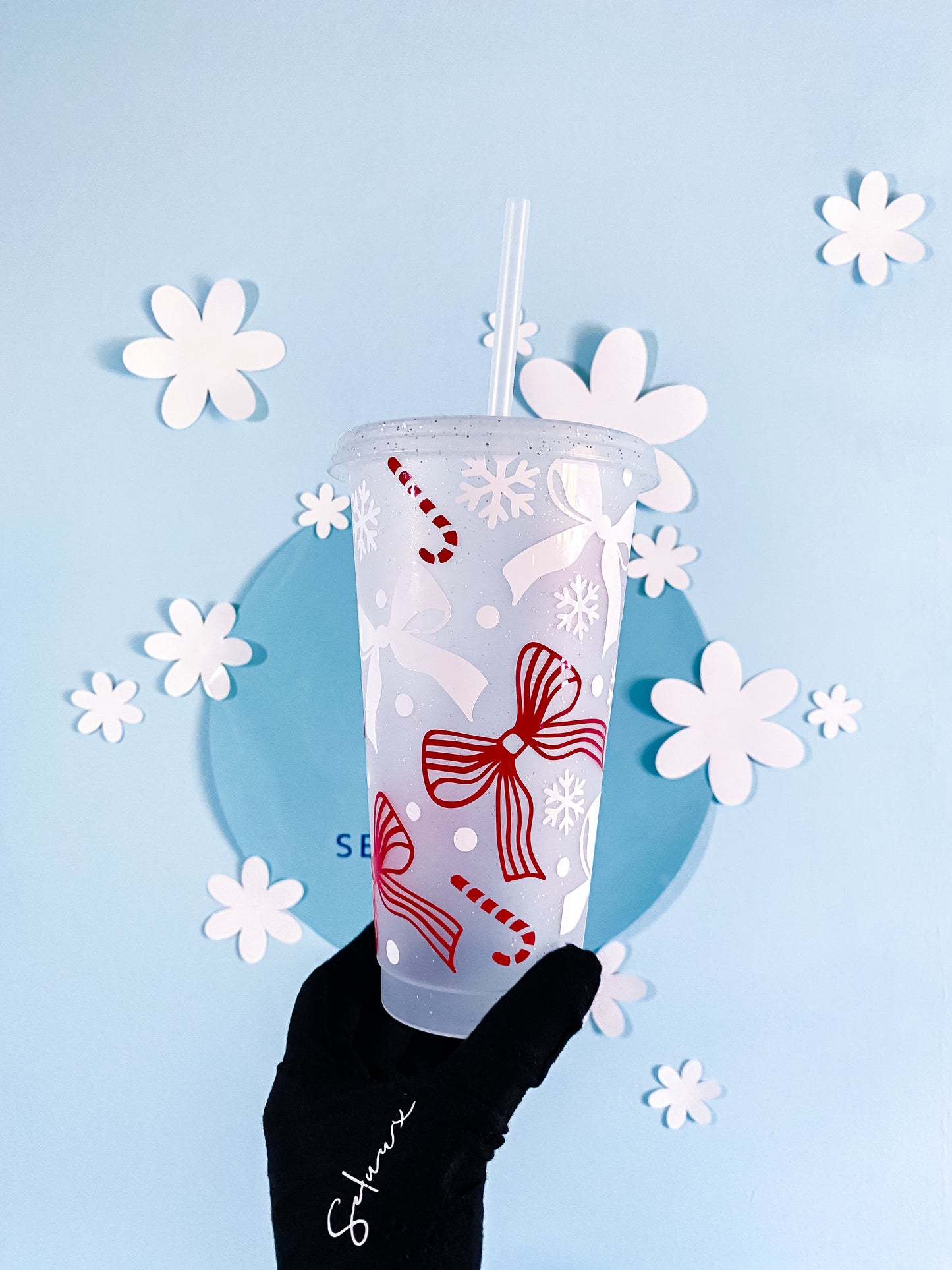 Christmas Bows Trinkbecher