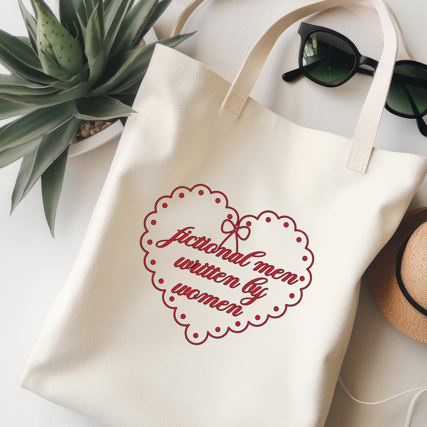 Fictional Men Written By Women Jutebeutel