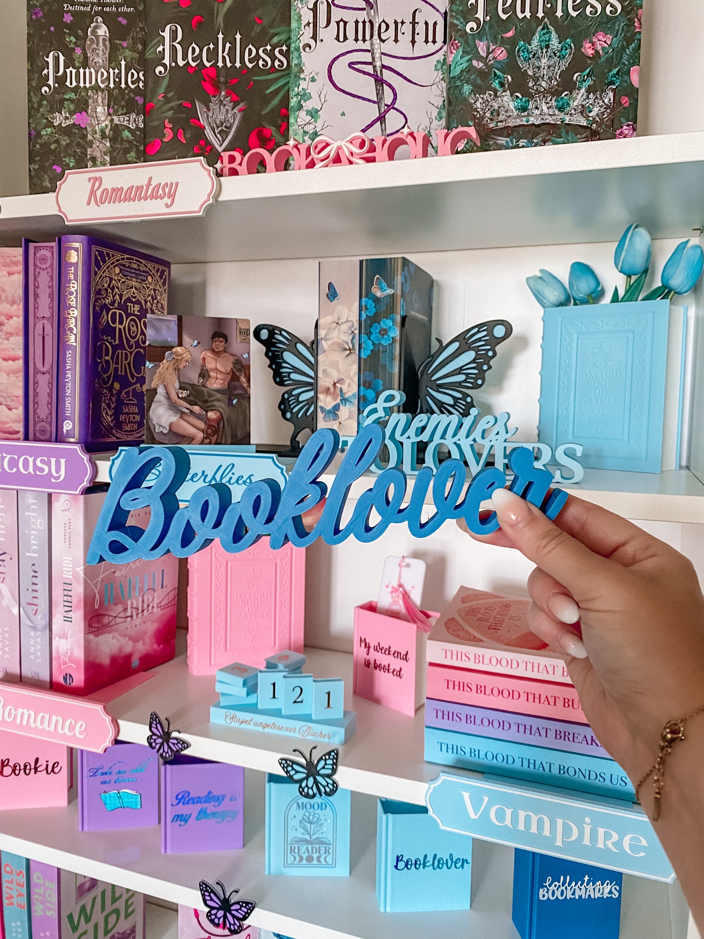 BOOKLOVER Schriftaufsteller