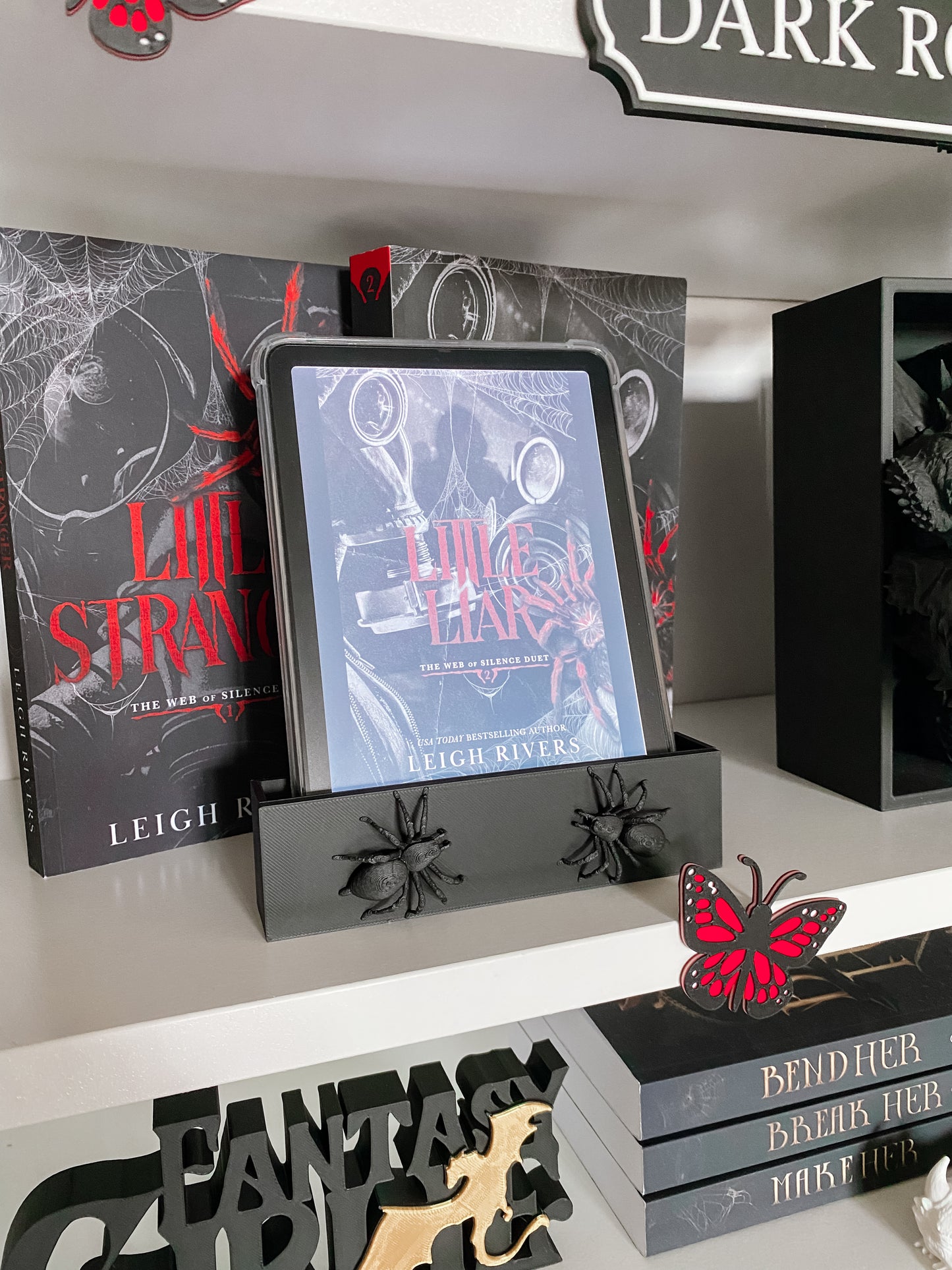 Spinnen E-Reader Halter