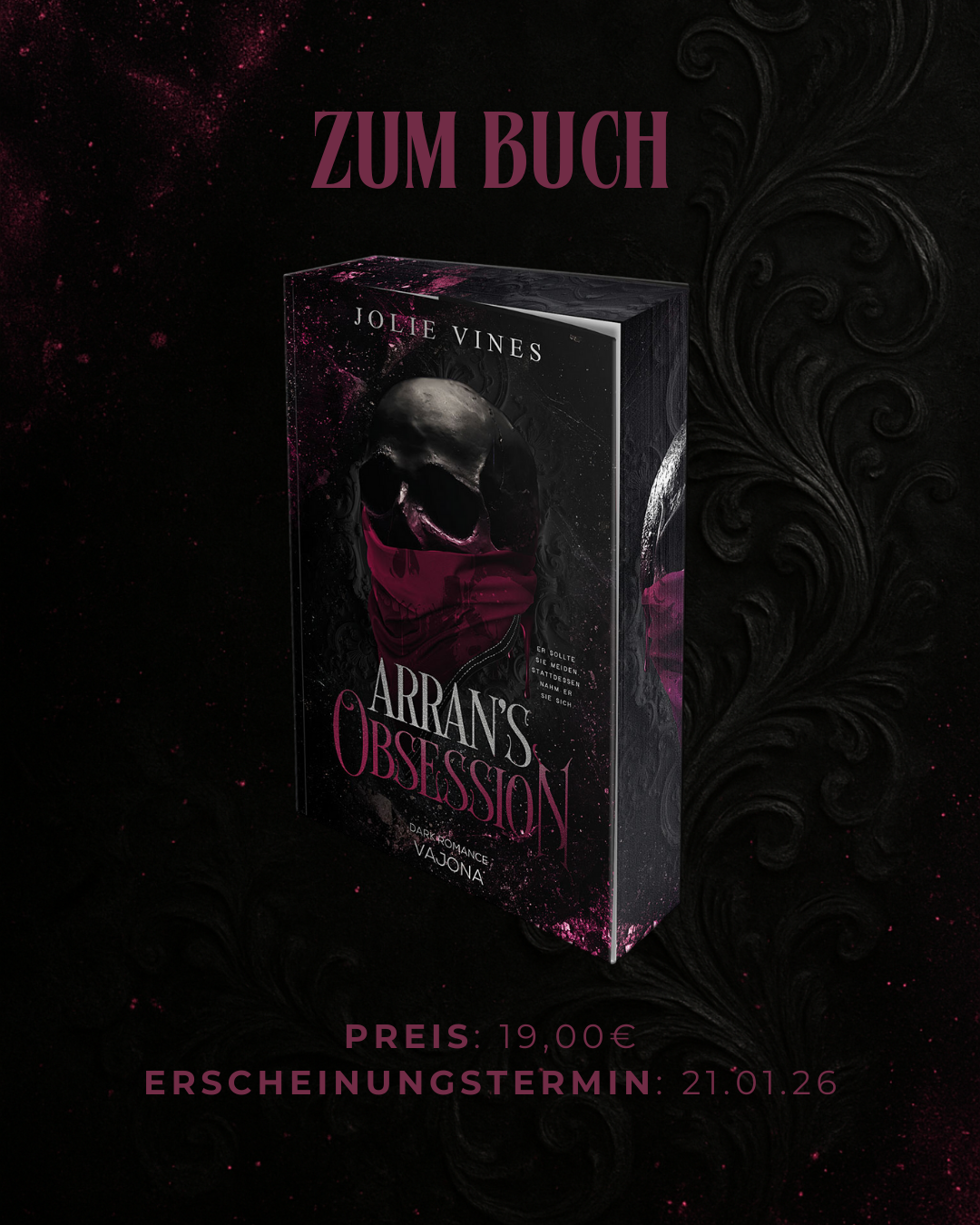Januar Buchbox „Arran‘s Obsession“ von Jolie Vines