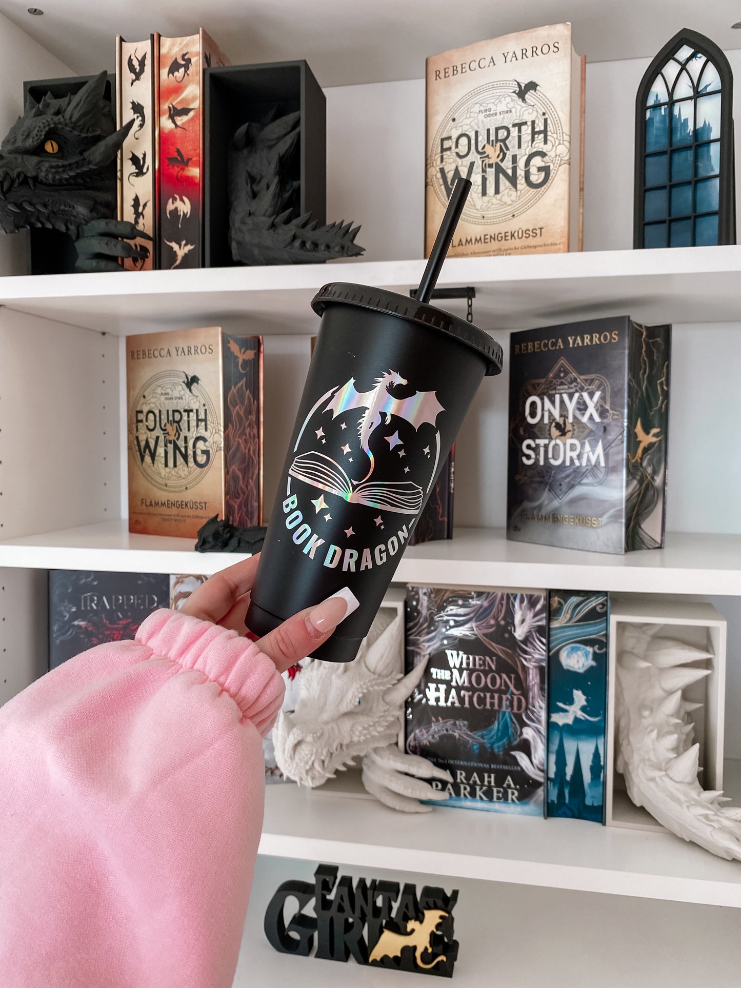 Book Dragon Trinkbecher