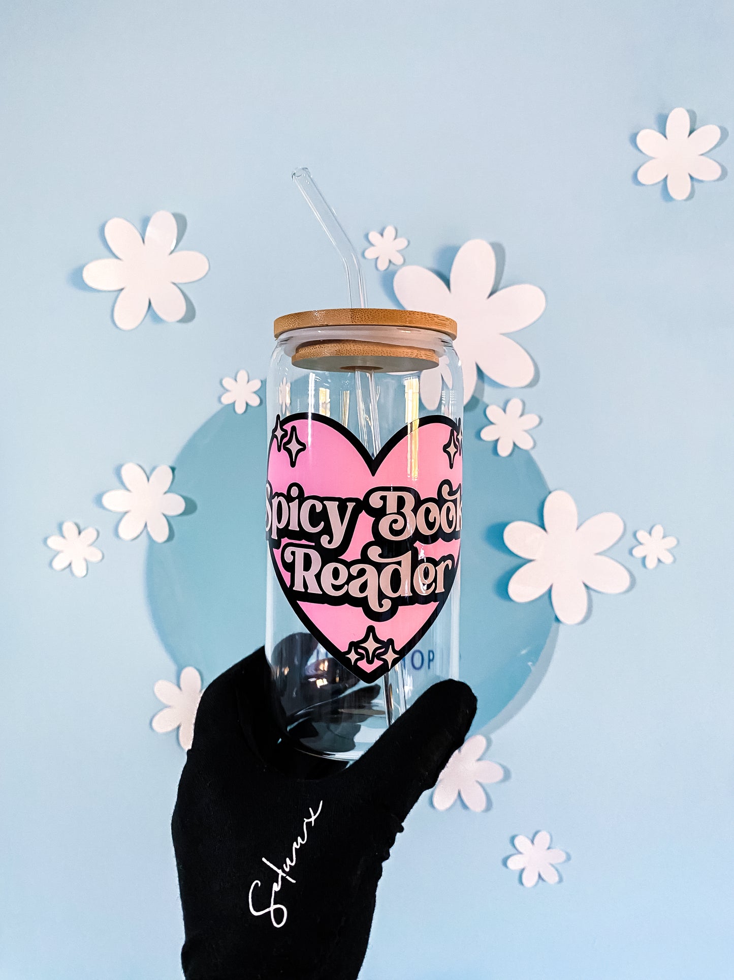 Spicy Books Reader Trinkglas