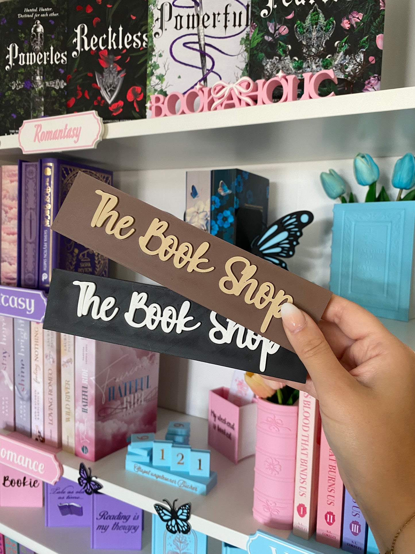 SECOND CHANCE - „The Book Shop“ Schild