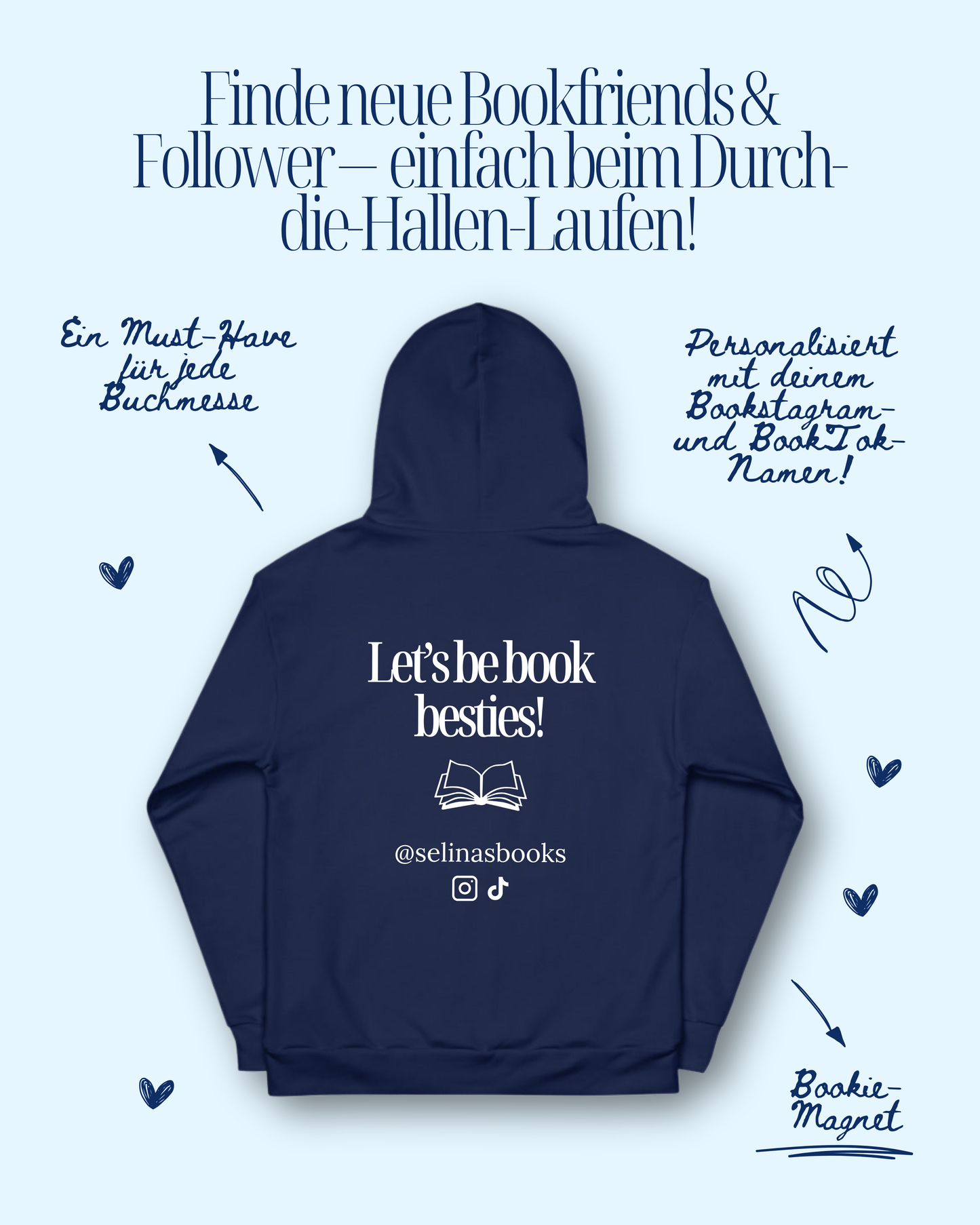 DER Messe-Hoodie „Book Bestie“