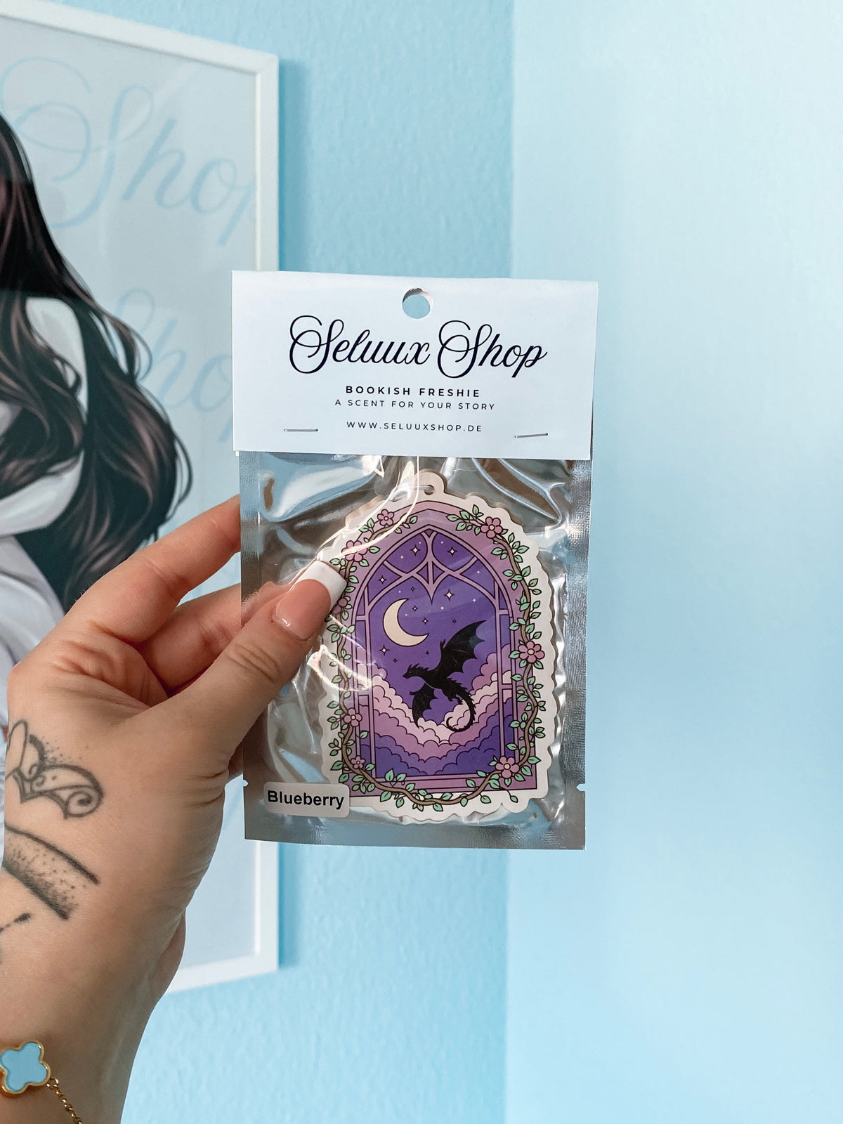 Fantasy Bookish Freshie - Blueberry