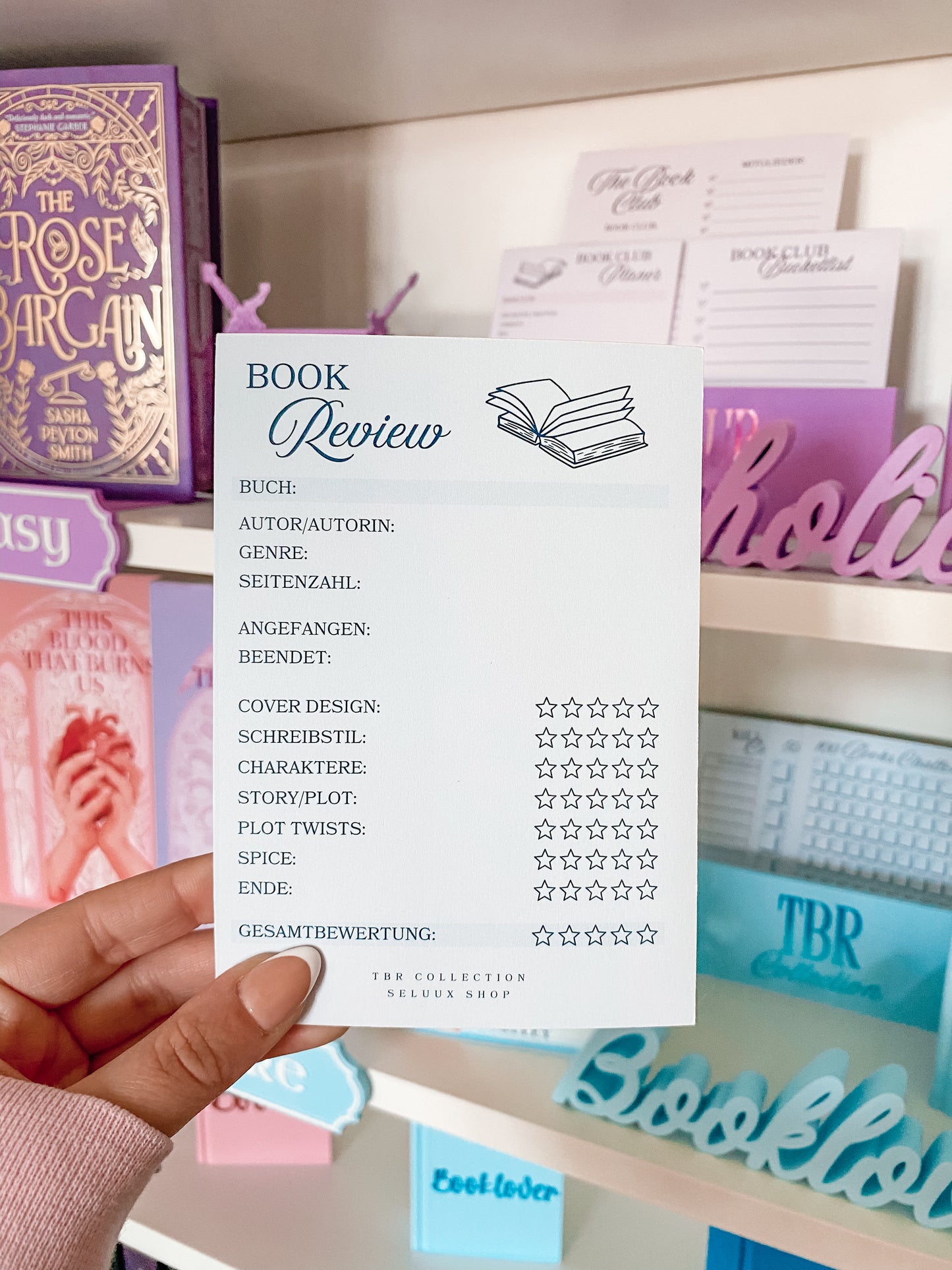 TBR COLLECTION - Book Review Block A6