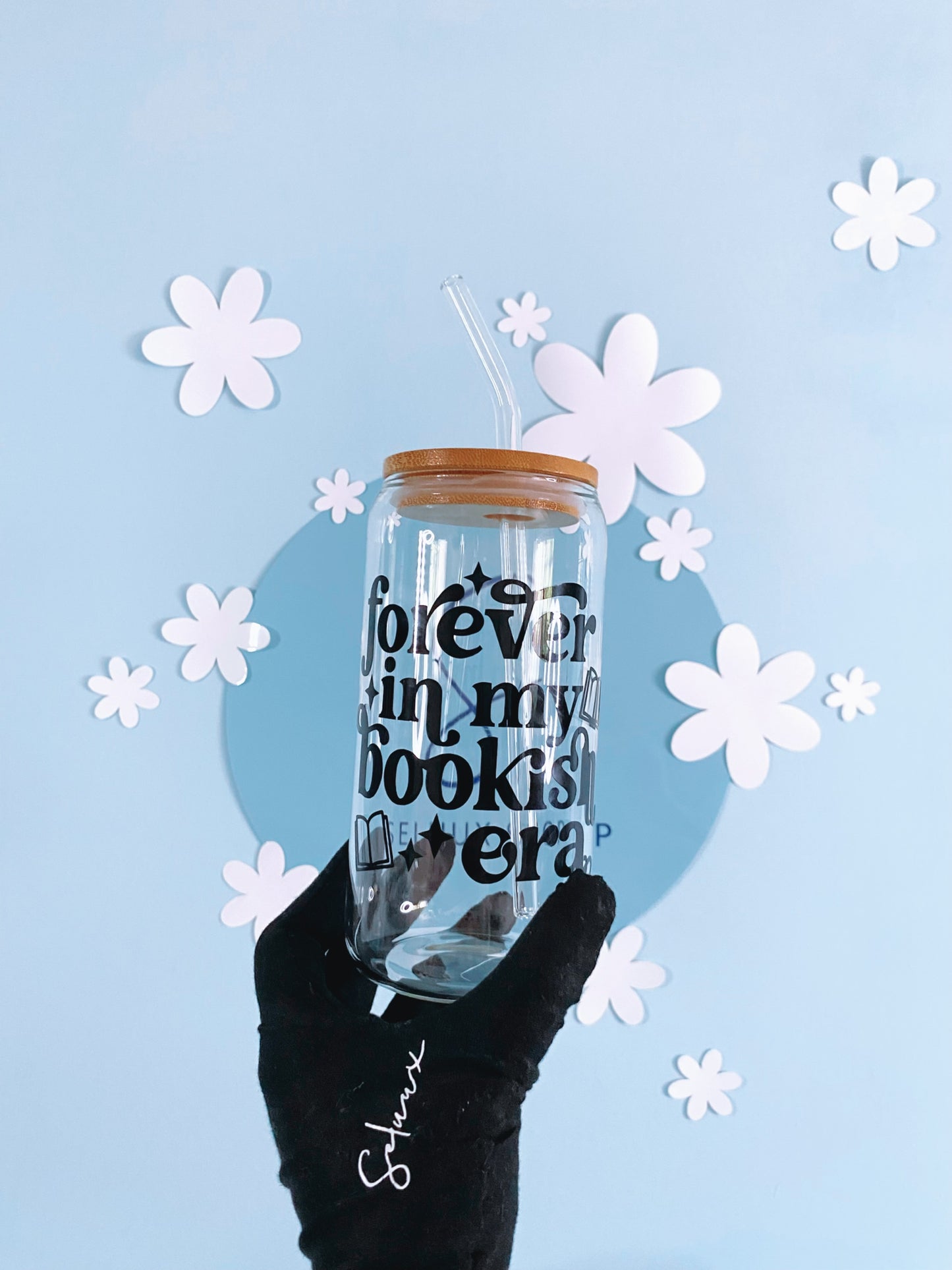 Forever In My Bookish Era Trinkglas BW