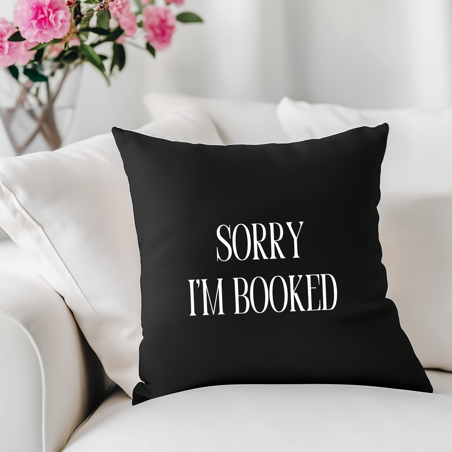 Sorry I'm Booked Kissenhülle