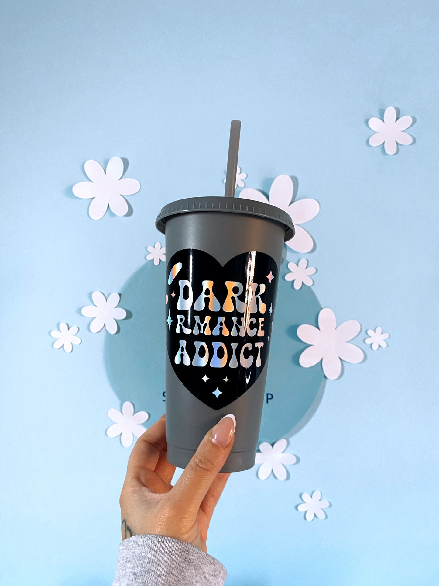Dark Romance Addict Trinkbecher BW