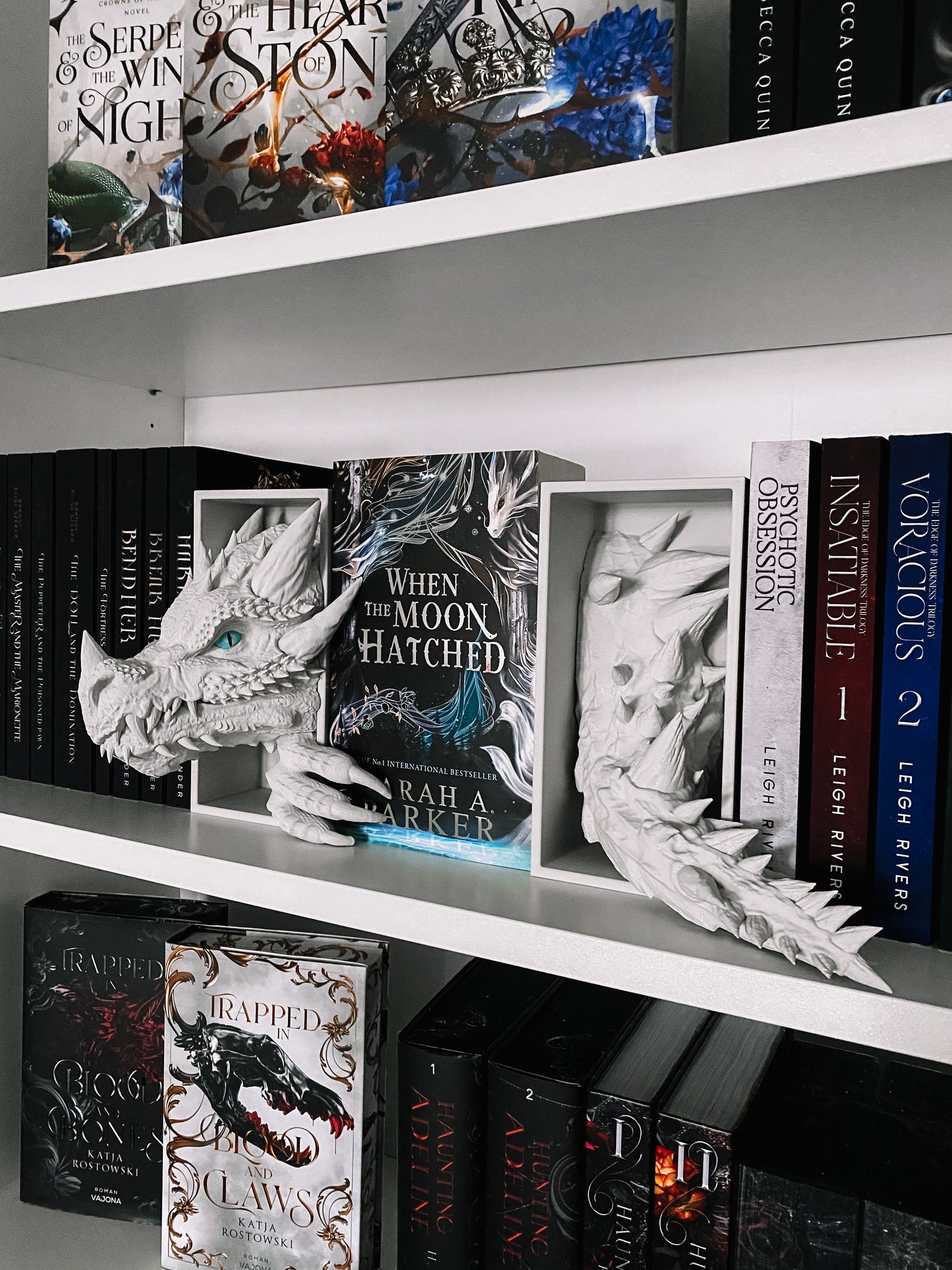 Drachen Book Nook - Weiß
