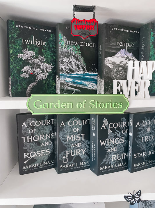 Garden Of Stories Regalschild