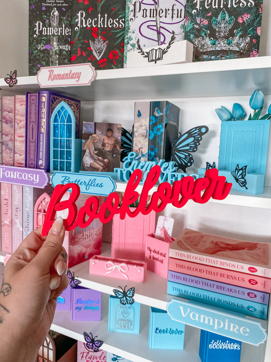 BOOKLOVER Schriftaufsteller