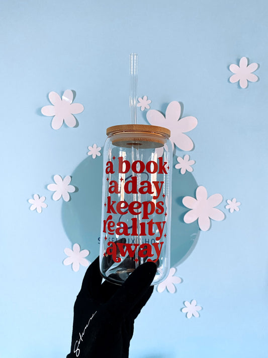 A Book A Day Trinkglas