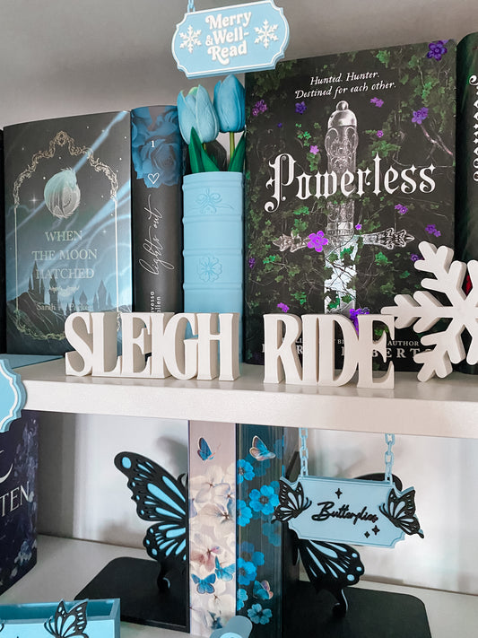 Sleigh Ride Schriftaufsteller