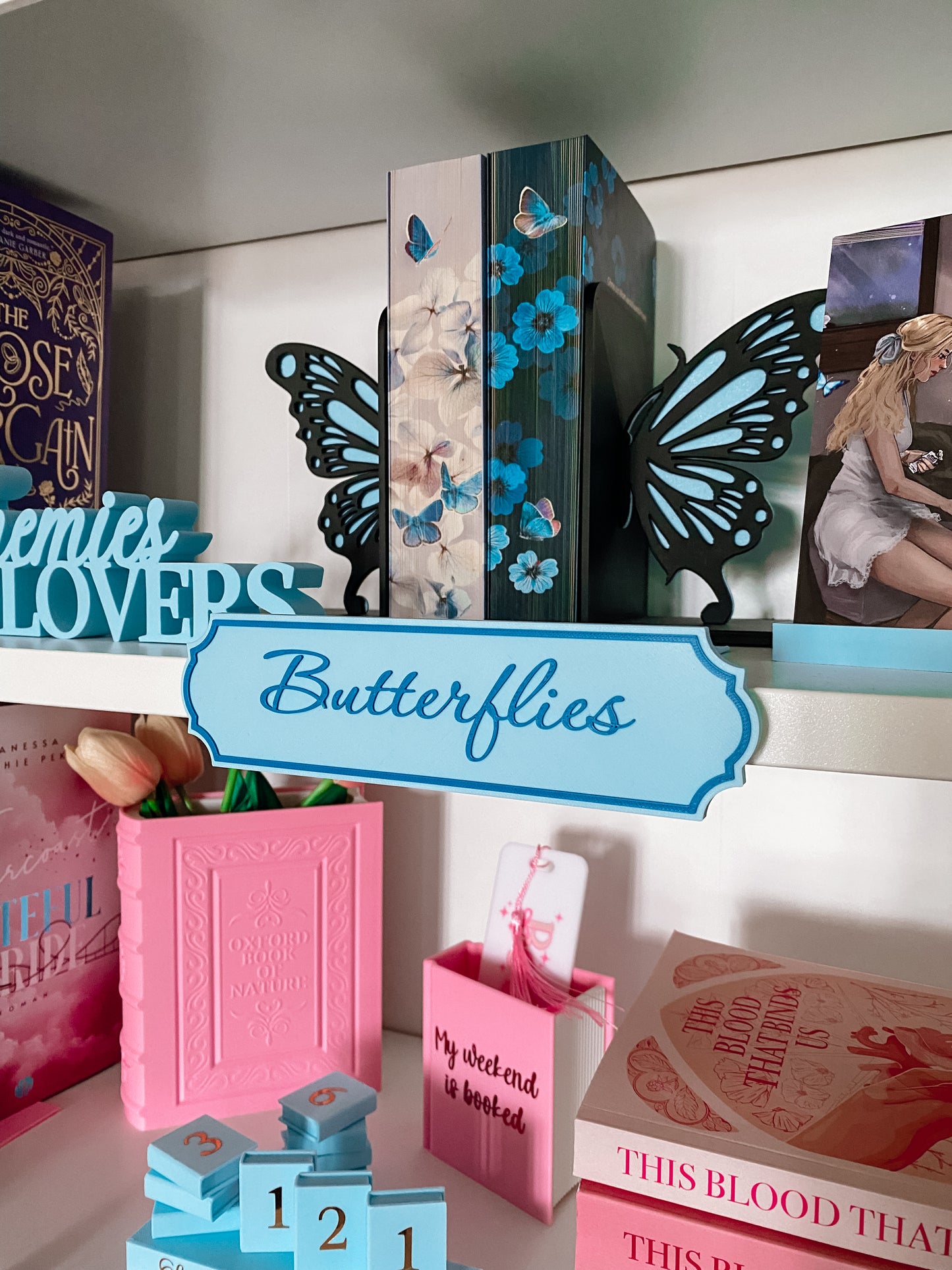 Butterflies Regalschild