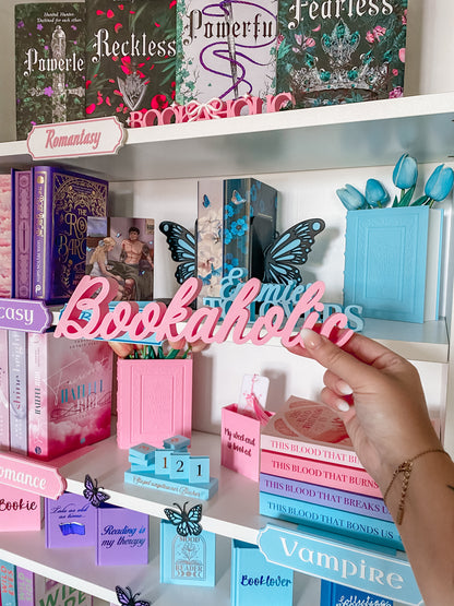 BOOKAHOLIC Schriftaufsteller