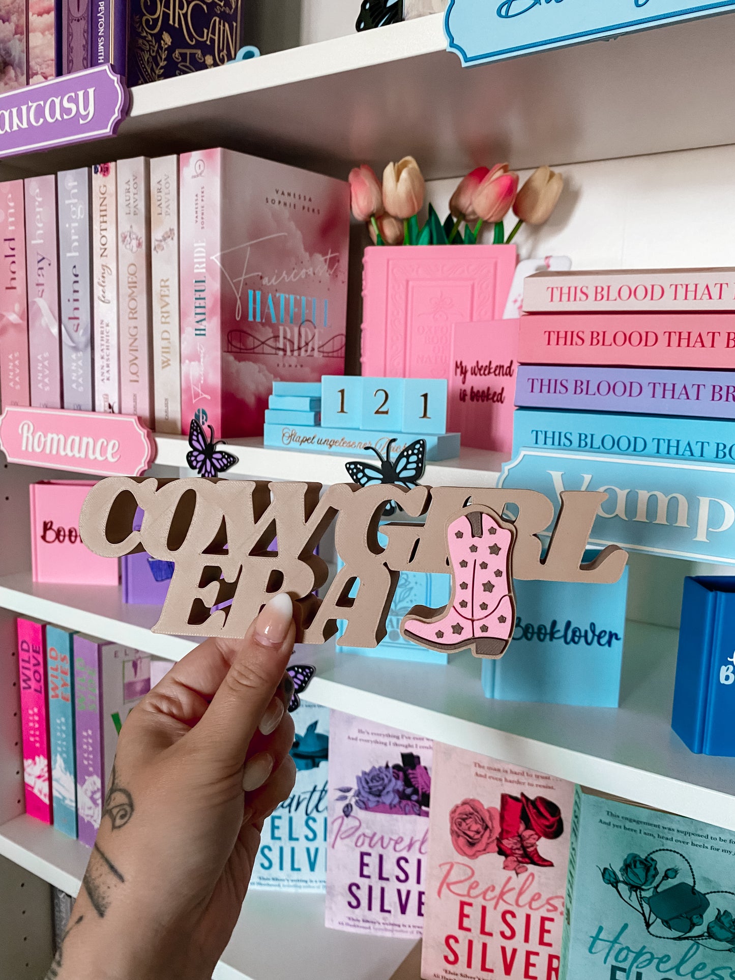 Cowgirl Era Schriftaufsteller