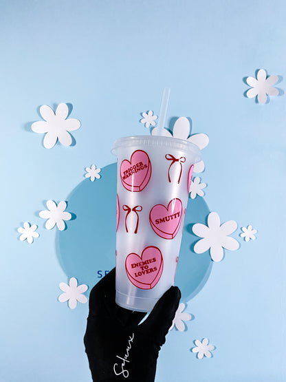 Love Hearts Trinkbecher