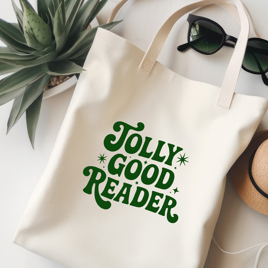 Jolly Good Reader Jutebeutel