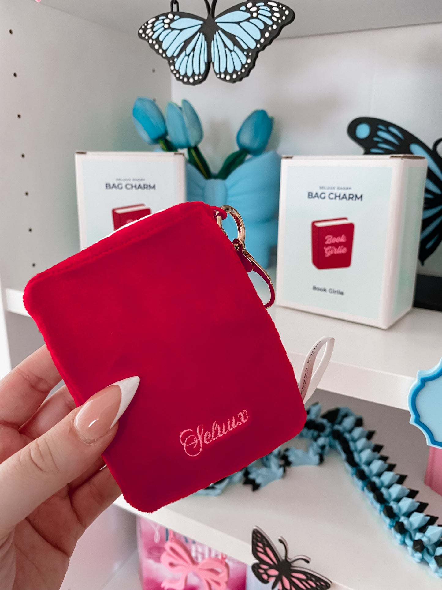 „Book Girlie“ Bag Charm