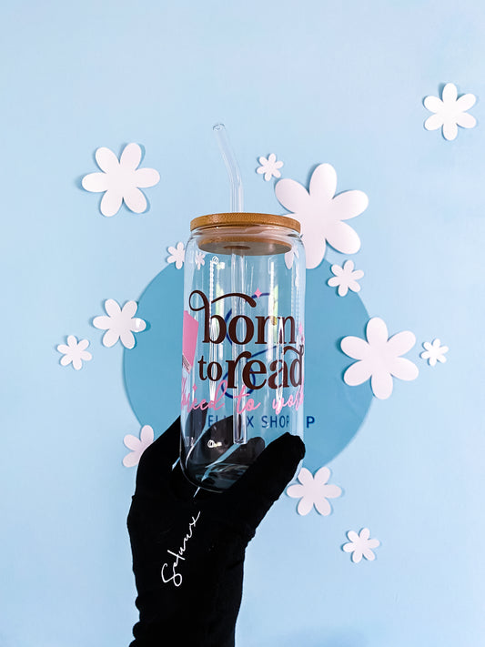 Born To Read - Forced To Work Trinkglas