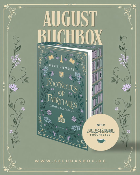 August Buchbox „Footnotes of Fairytales“ von Merit Niemeitz