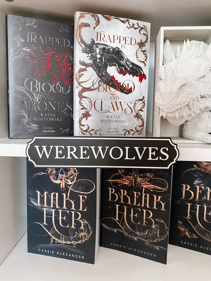 Werewolves Regalschild BASIC