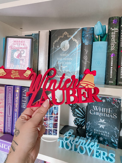 Winter Zauber Schriftaufsteller