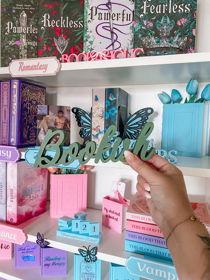 BOOKISH Schriftaufsteller BW