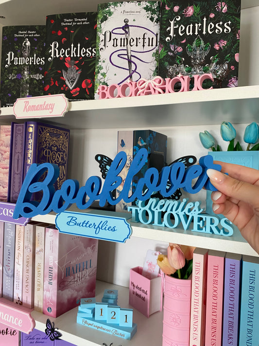 SECOND CHANCE - „Booklover“ Schriftaufsteller