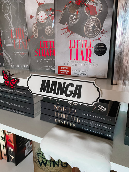 Manga Regalschild