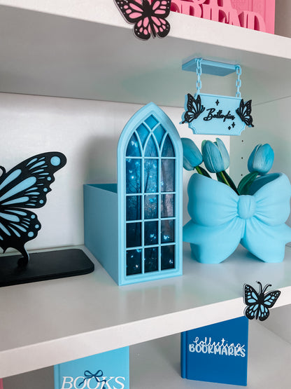 Schmetterling Regalfenster