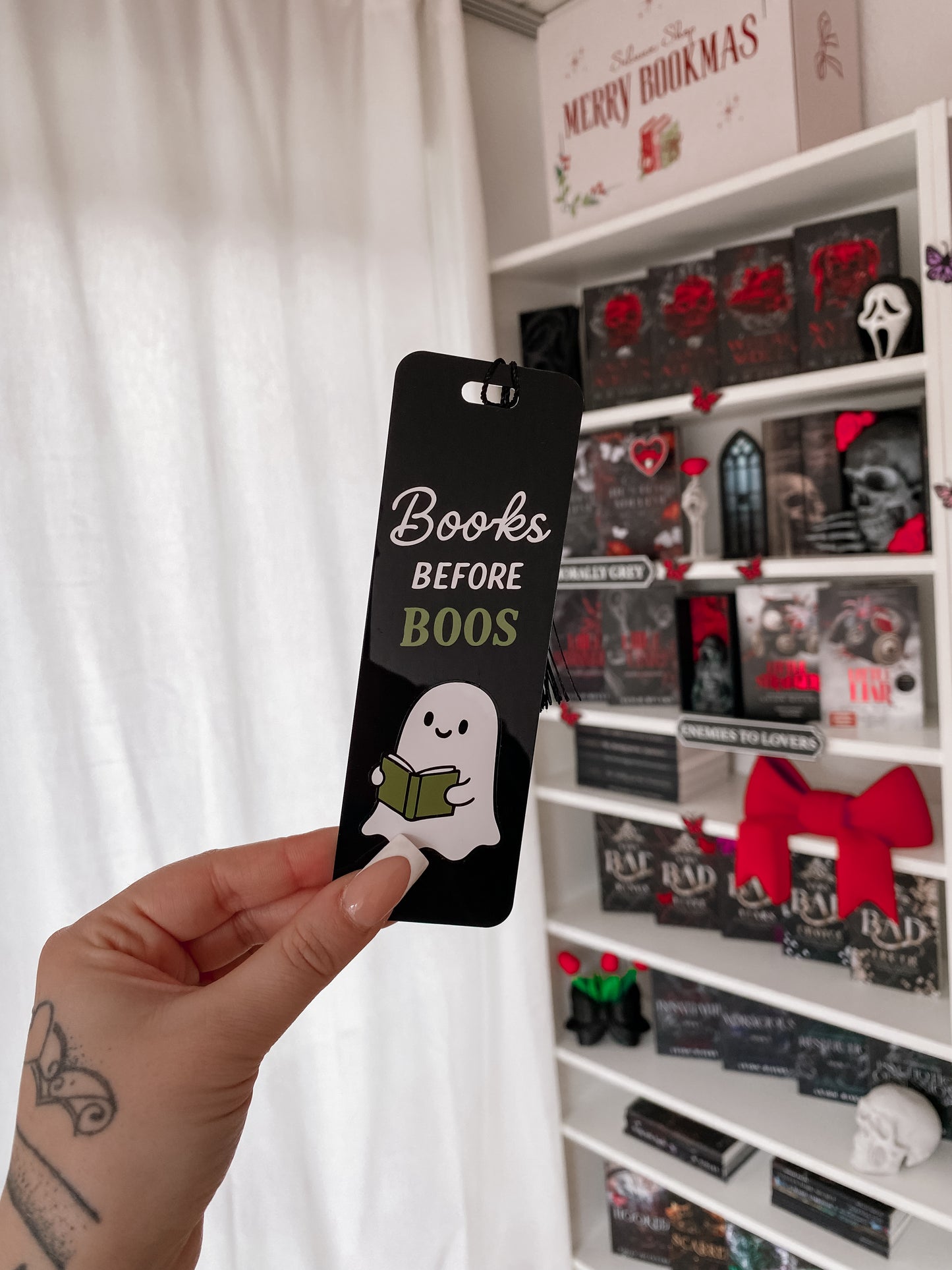 Books Before Boos Lesezeichen