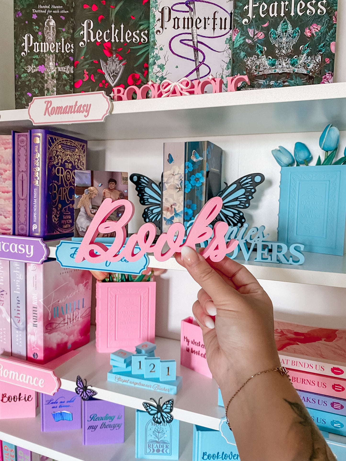 BOOKS Schriftaufsteller