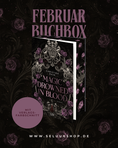 Februar Buchbox „Magic Drowned in Blood“ von Christina Rain