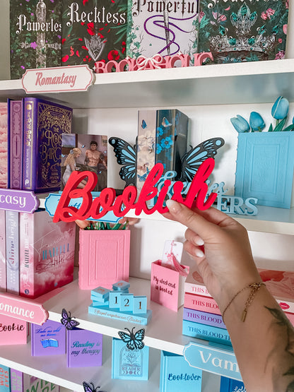 BOOKISH Schriftaufsteller BW