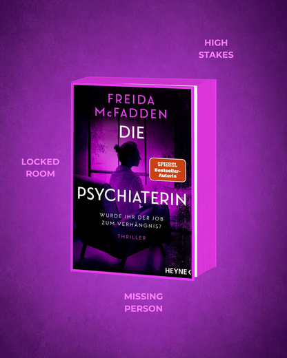 Juli Buchbox „Die Psychiaterin“ von Freida McFadden