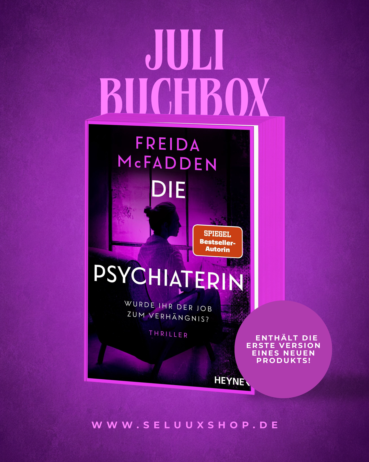 Juli Buchbox „Die Psychiaterin“ von Freida McFadden
