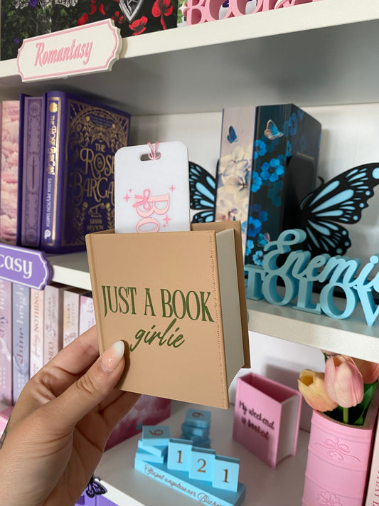 SECOND CHANCE - „Just A Book Girlie“ Lesezeichenhalter