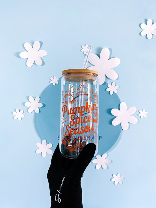 Pumpkin Spice Season Trinkglas - BUCHBOX SPECIAL