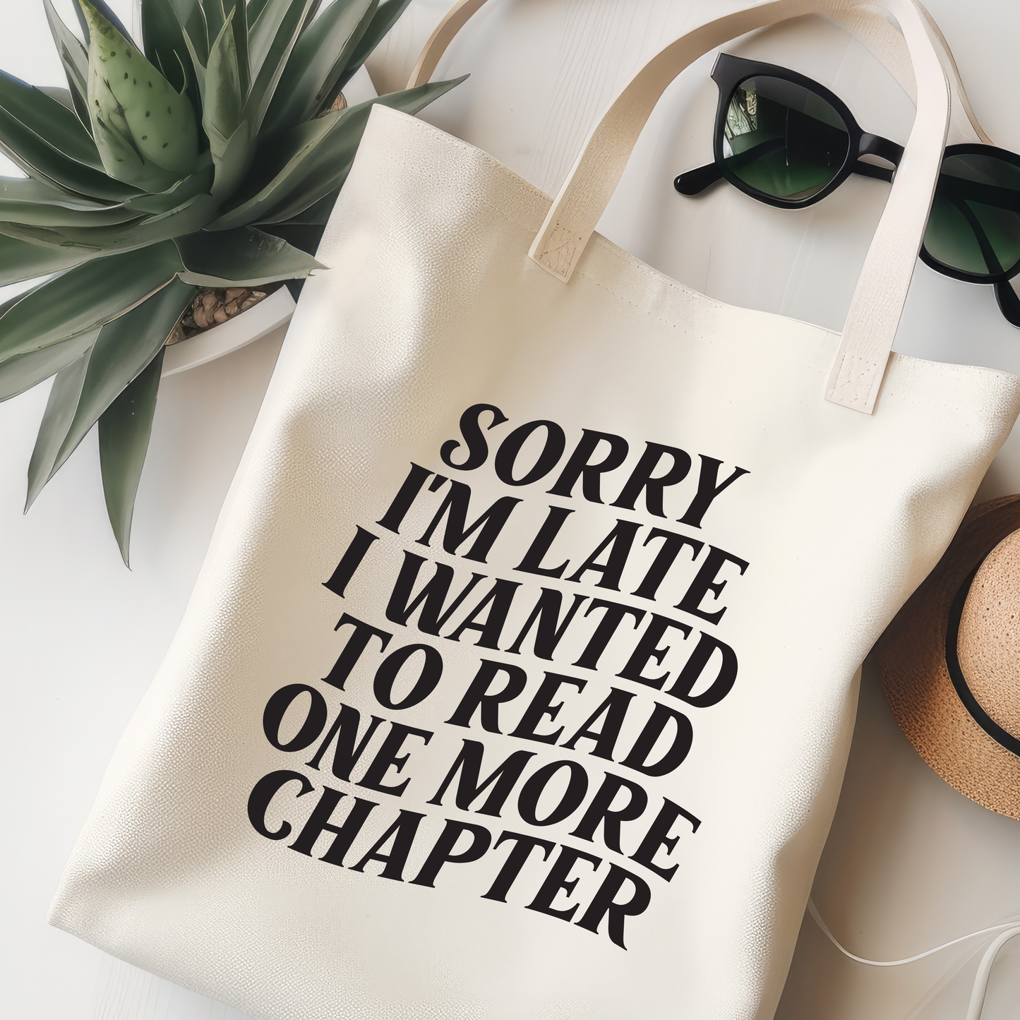 Sorry I‘m Late Jutebeutel