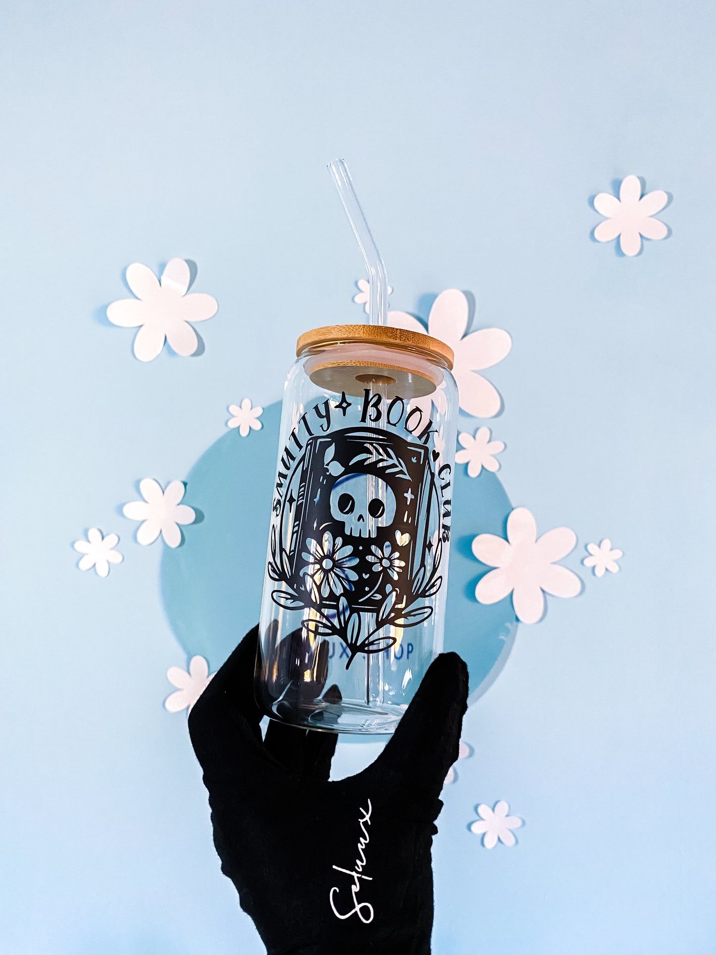 Smutty Book Club Trinkglas